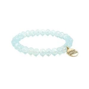 RETAIL $20 Kinsley Armelle Halo Collection Citron Bracelet*Glass Faceted Beads